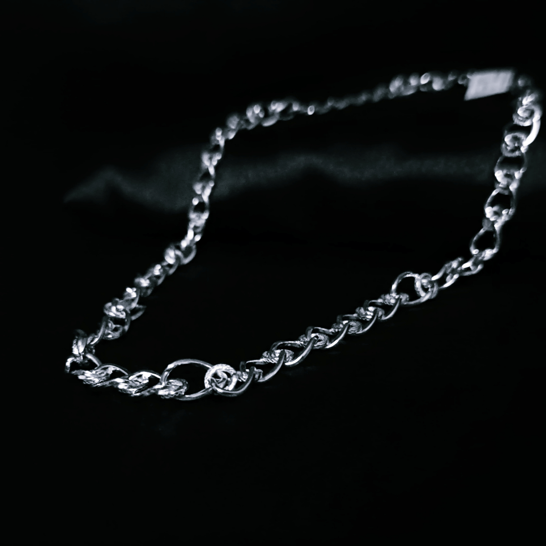 Elevated Aesthetic Silver Link Chain | 925 Silver with Rhodium Plating | Men's Chain - Indique