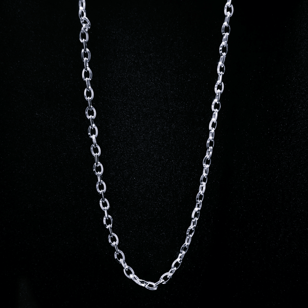 Silver Chain | Men's Chain | 925 Rhodium Plated Silver - Indique