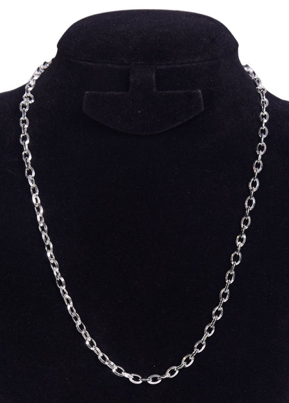 Silver Chain | Men's Chain | 925 Rhodium Plated Silver - Indique