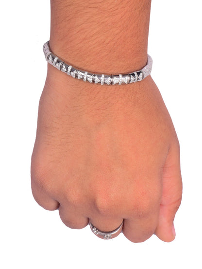 Pure Silver Elegance: Unisex Bracelets in 925 Sterling Silver | Unisex Bracelets - Indique